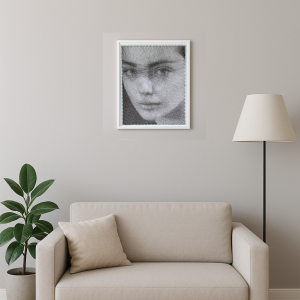 Fadenbild nach deinem Foto | Personalisierte String Art Vorlage | Kreatives Bastelset|  DIY Geschenkidee